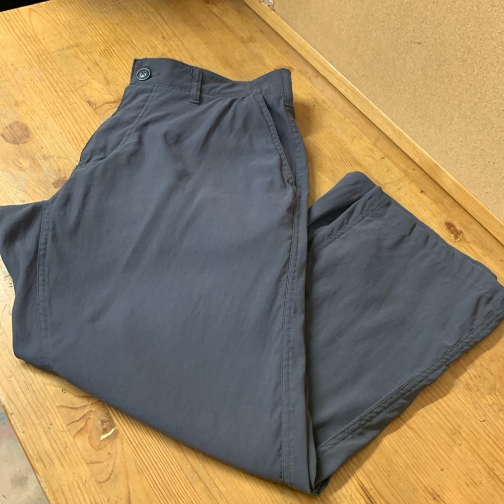 LB Tech Men’s Chino Pants Straight Fit Grey  Spandex Size  34X 30
